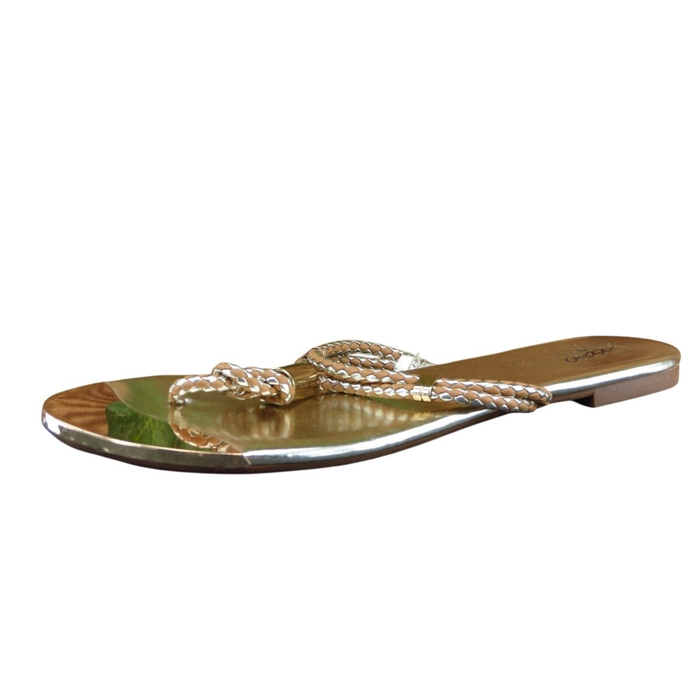 Mossimo Size 10 M Brown Flip Flop Synthetic Women Sandal Shoes